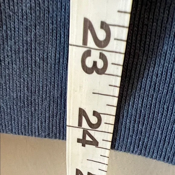 PINK Victoria's Secret Dusty Blue Pullover Hoodie Size Large - Picture 7 of 14